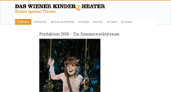 Desktop Screenshot of kindertheater.com